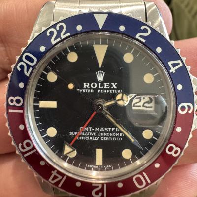 Rolex Pepsi GMT mit RED BACK Lünette, sehr selten 