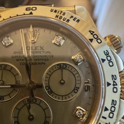 Daytona Mother of Pearl mit Diamanten